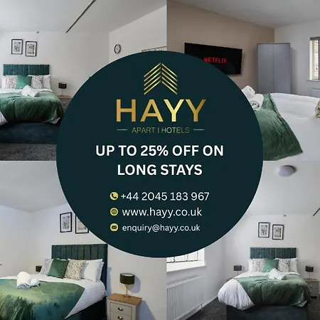 Hayy Luxury Homes Near Centre Aparthotel Bradford (West Yorkshire)