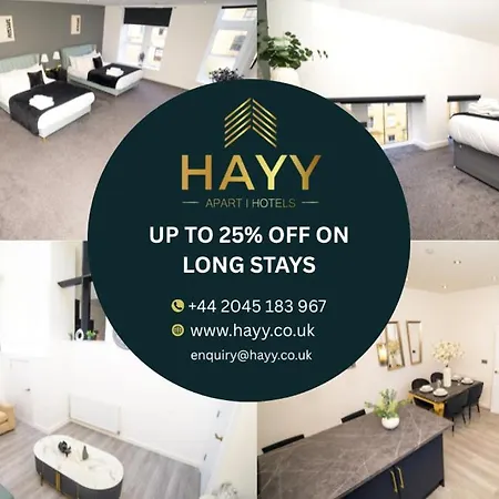 Ξενοδοχείο με διαμερίσματα Hayy Luxury Homes Near Centre Μπράντφορντ
